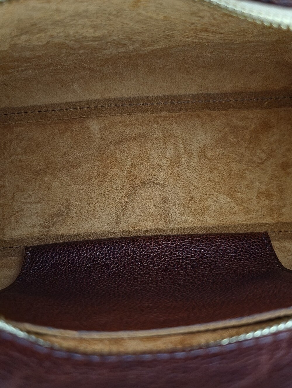 New Portland Large Leather Raindrop - Color: Nutmeg - Picture 11 of 12